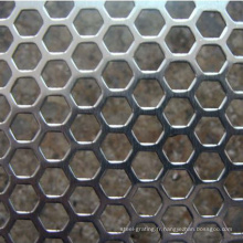 Feuille perforée de trou hexagonal de 1.5mm